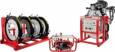 Гидравлический стыковой сварочный аппарат для пэ труб Gas Fusion Red-1200