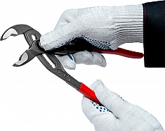 Использование клещей переставных с механизмом быстрой фиксации Voll Cobra 10 (250 мм), CrV