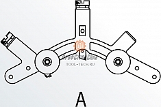 Сегмент A роторного трубореза для ПВХ труб Reed In-Line Rotary Pipe Cutter PLAS1