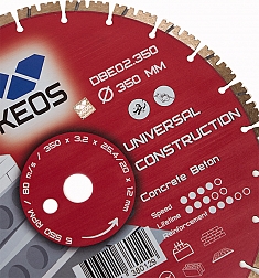 Сегменты диска алмазного сегментного Keos Universal Construction 350 мм